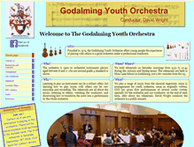 Tablet Screenshot of godalmingyouthorchestra.org.uk
